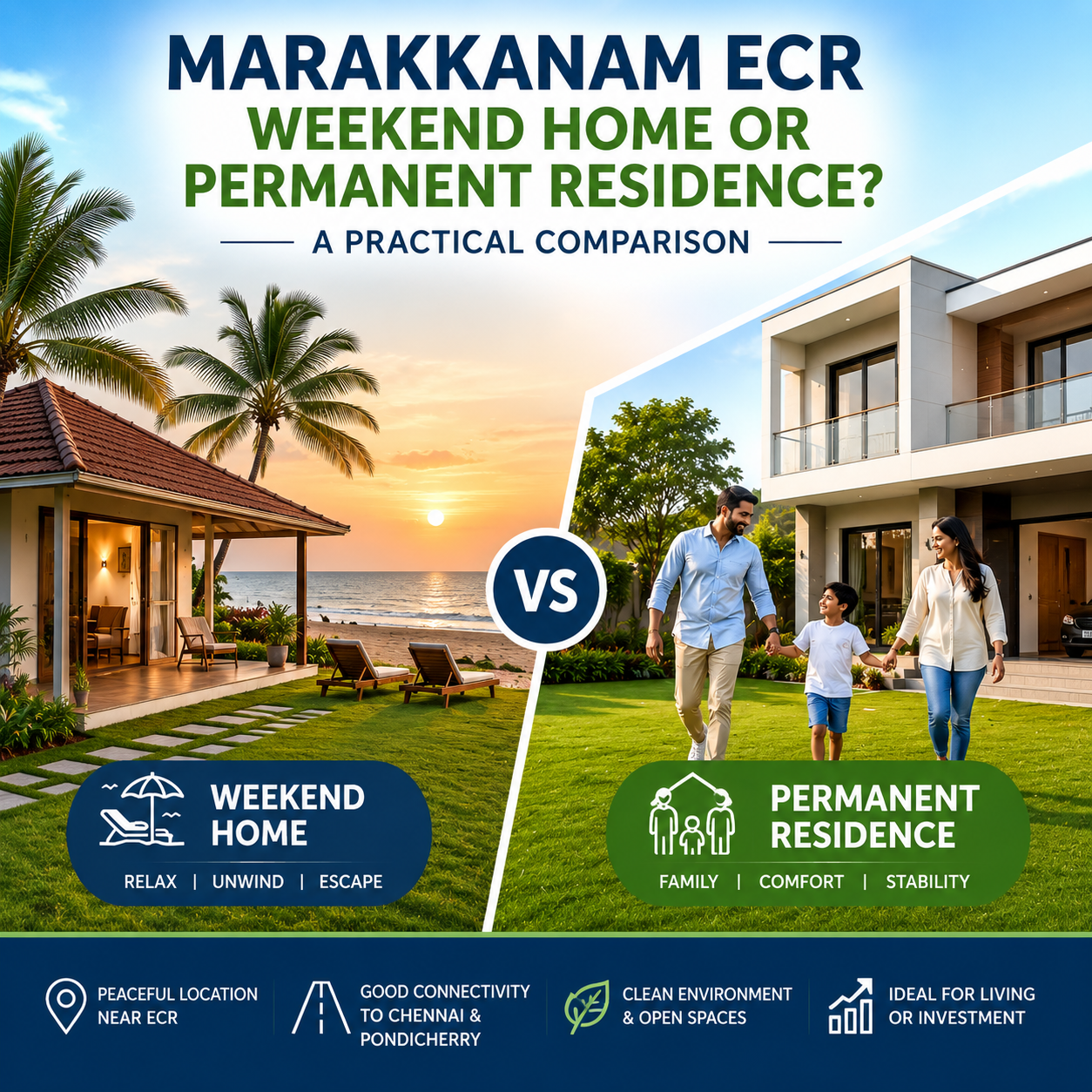 Marakkanam ECR: Weekend Home or Permanent Residence?