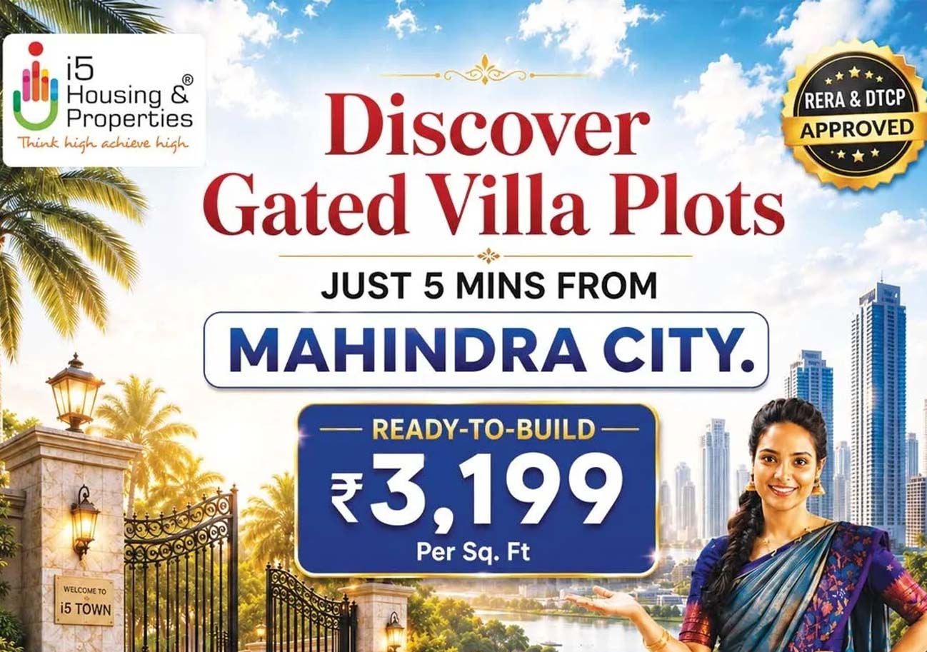 plots in Mahindra World City